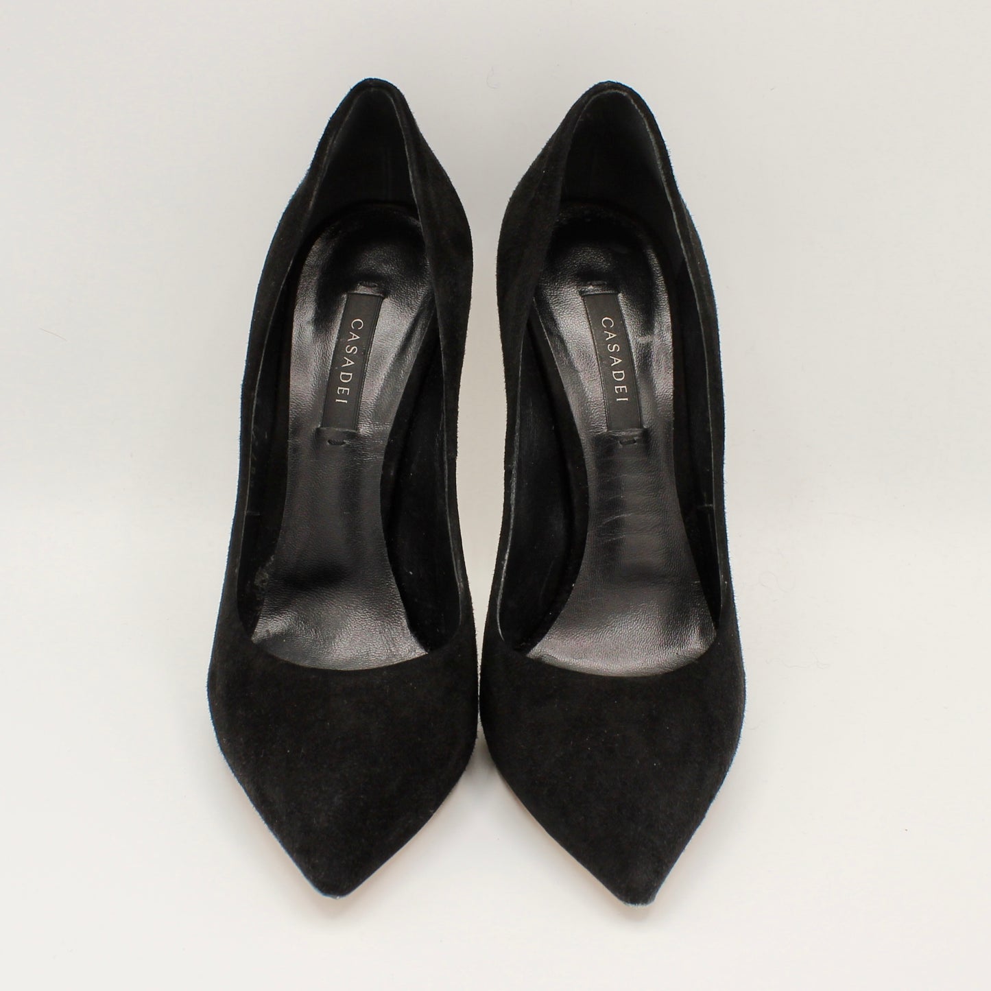 Casadei décolleté velluto nero