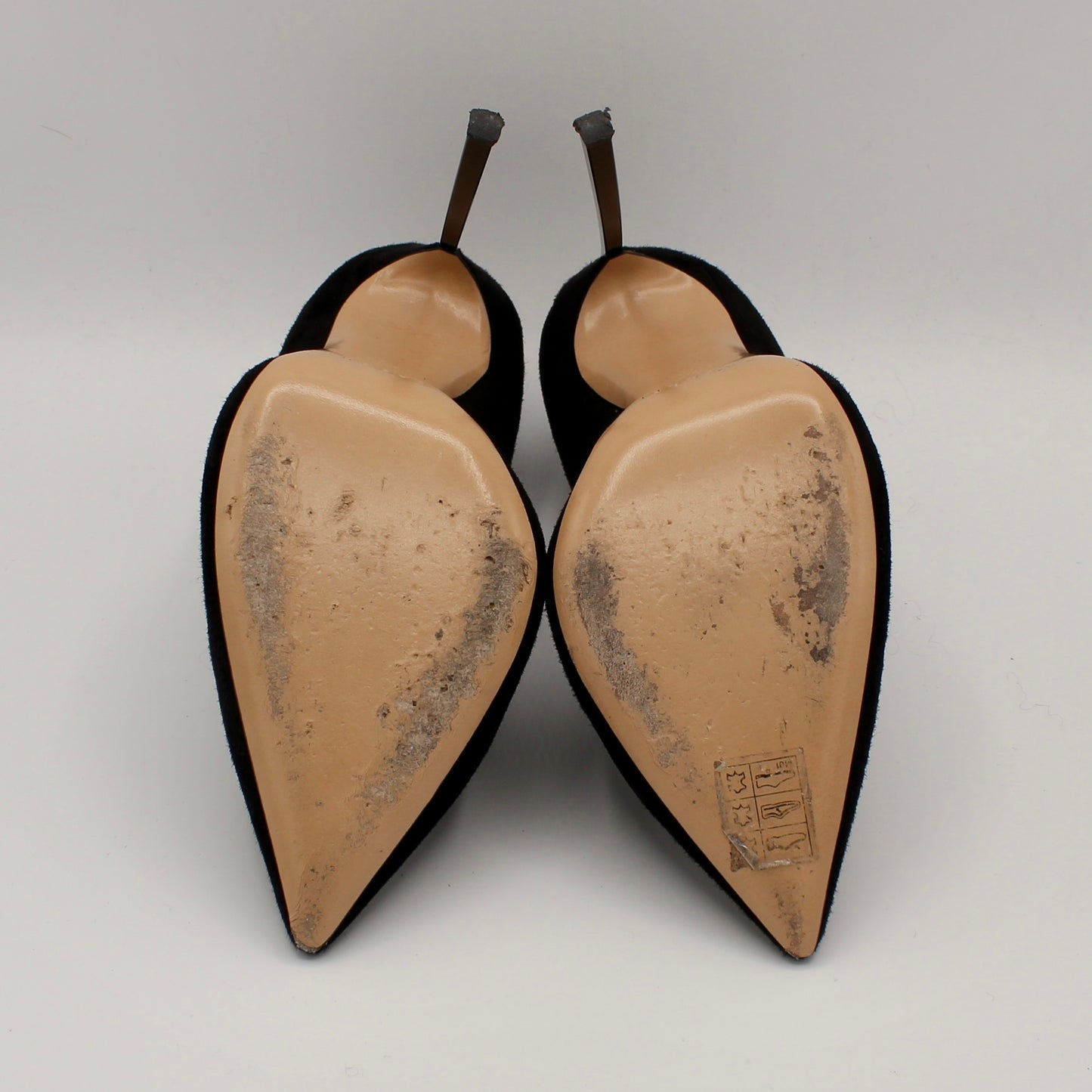 Casadei décolleté velluto nero