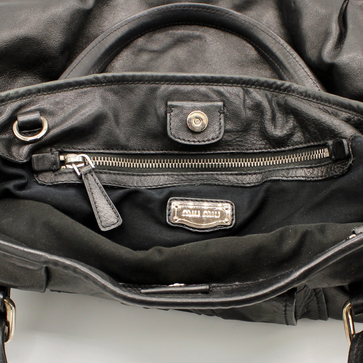 Miu Miu shopper nera