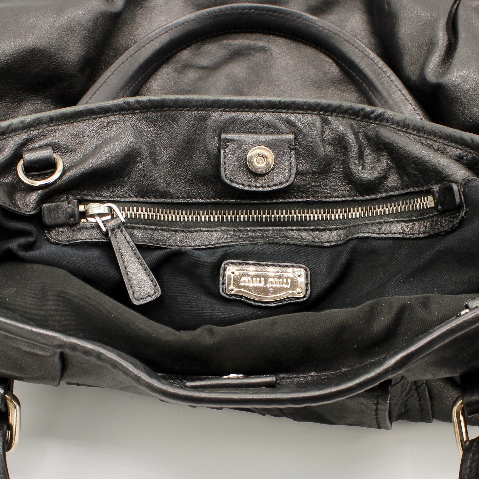 Miu Miu shopper nera